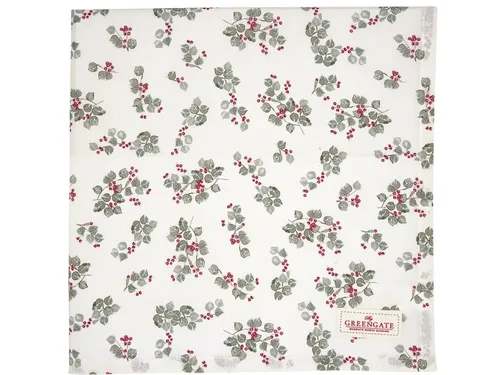 Greengate Tischdecke Scarlett Tischdecke white 150 x 150 cm