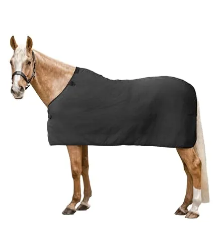 Waldhausen Underug Teppich Grün 145 cm - Winterdecke für Pferde – atmungsaktive und wärmende Unterdecke aus Antipillingfleece mit einfachem T-Brustverschluss und flexibler Befestigung für optimalen Komfort.