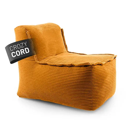 Lumaland Modular Cord Sitzsack-Sofa 54x81x70cm - Stylisches Sitzsack-Sofa im Retro-Design der 70er, mit waschbarem Bezug und anpassbarer EPS-Füllung für maximalen Komfort und kreative Gestaltungsmöglichkeiten.