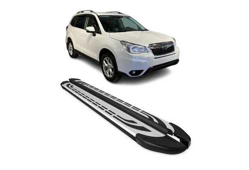 OMAC Kfz-Schmutzfänger Seitenbretter für Subaru Forester 2013-2025 – Rutschfest & Robust - Hochwertige Aluminium Trittbretter für Subaru Forester, bieten sicheren Zugang und schützen die Karosserie. Rutschfestes Design für alle Wetterbedingungen, ideal für Familien und einfache Montage.