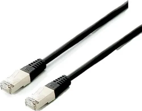 Equip Patchkabel Cat6A S/FTP 2xRJ45 0.50m schw.