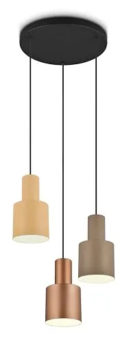 TRIO Pendelleuchte AGUDO - Lampen mit einzigartiger Farbkombination und eleganter Formsprache, ideal für gemütliche Atmosphäre im Esszimmer oder Wohnzimmer.
