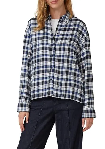 s.Oliver Hemdbluse Relaxed Fit mit Raffung von s.Oliver