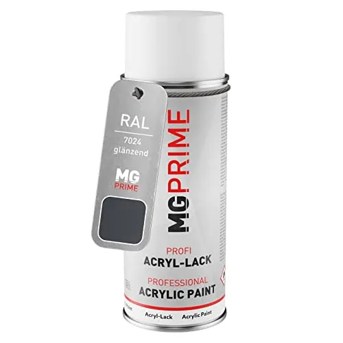 MG PRIME RAL 7024 Graphitgrau/Graphite grey Spraydose 400 ml glänzend schnelltrocknend