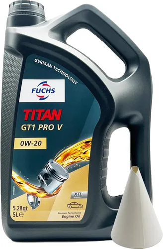 L Fuchs Titan Gt1 Flex 5 0W-20 Motoröl Öl 0W20 BMW | MB | Jaguar | Opel | 5
