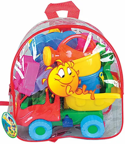 Polesie Sandset Muldenkipper Royal Lastwagen LKW Kipper Eimergarnitur Rucksack