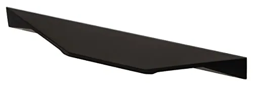 Gedotec Griffleiste Schwarz matt aus Aluminium - Möbelgriff schwarz für Schubladen | CUTT | Küchengriff Länge: 200 mm | Design-Griff | Profilgriff | 1 Stück Schrankgriff inkl. Befestigungsschrauben