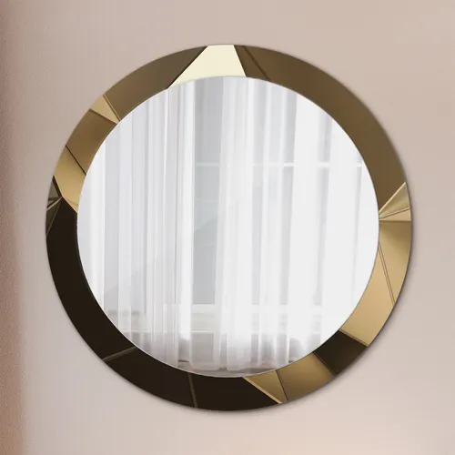 Modern abstrakter Wandspiegel mit Glasrahmen - Stylischer Badspiegel mit kratzfestem Glasrahmen. Ideal für moderne Räume, in verschiedenen Größen erhältlich. Verleiht jedem Raum eine elegante Note.