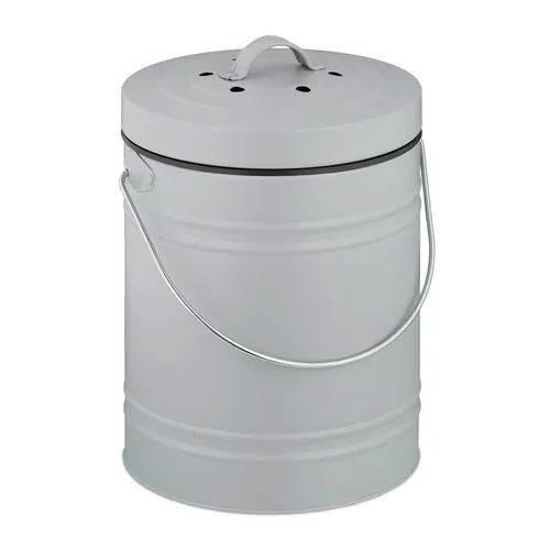 Komposteimer Küche Biomülleimer Geruchsfilter Küchenabfallbehälter 5 Liter