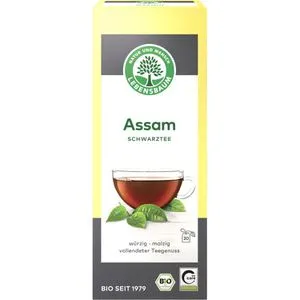 Lebensbaum Tee Assam Schwarztee, BIO, 20 Teebeutel, 40g