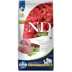 Farmina N&D Quinoa für Hunde WEIGHT MANAGEMENT LAMB 7kg von Farmina