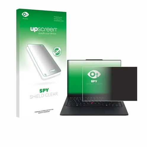 upscreen Anti-Spy Blickschutzfolie für Lenovo ThinkPad E14 Gen 7 Made in Germany, Privacy Screen Displayschutz-Folie [Sichtschutz, Blaulichtfilter]