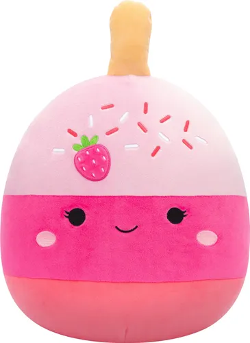 Pama the Strawberry Cake Pop 30 cm - Kuscheltiere: Superweicher Squishmallow mit 30 cm, ideal zum Spielen und Kuscheln, bringt Freude und Abenteuer in jedes Zuhause.