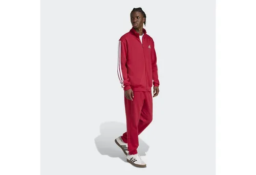 adidas Sportswear Trainingsanzug M 3S FL TT TS (2-tlg) rot XL (56/58) - Sportlicher 2-teiliges Trainingsanzug in Active Maroon/White, bequem und atmungsaktiv, ideal für sportliche Aktivitäten und Freizeit.