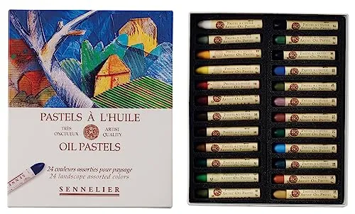 Sennelier Ölpastell-Set, 24 Stück, Querformat