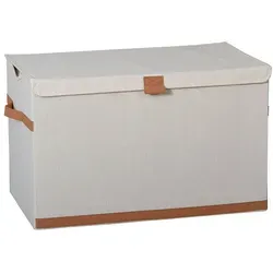 Store It Truhe Premium, Beige, Textil, Holzwerkstoff, 1 Fächer, 37.5x39x62 cm, Deckel, Tragegriff, Deckel aufklappbar, Ordnen & Aufbewahren, Truhen
