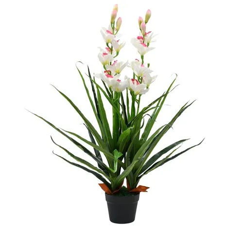 vidaXL Künstliche Cymbidium Orchideenpflanze 100 cm