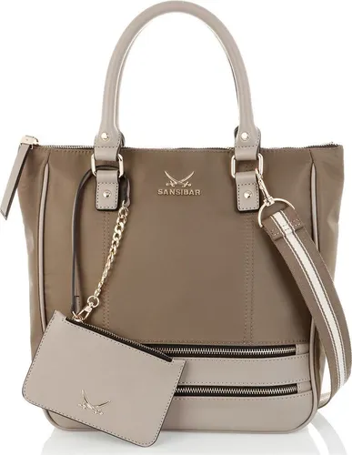 Sansibar Handtasche Set, 2-tlg - Handtaschen Set mit abnehmbarer Kosmetiktasche, stilvolles Design und viel Stauraum für einen organisierten Alltag. Ideal für jeden Anlass.
