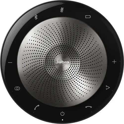 Jabra 7710-409 Speak 710 Konferenzlautsprecher - Tragbarer Bluetooth-Lautsprecher für Konferenzen, ideal für bis zu 6 Teilnehmer mit 360° Mikrofon und Hi-Fi Sound für optimale Audioqualität.