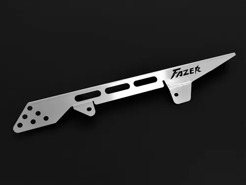 IBEX Kettenschutz für Yamaha FZS 600/1000 Fazer - Kettenschutz für Yamaha FZS 600 Fazer (2002-03) & FZS 1000 Fazer (2001-05), aus geschliffenem Edelstahl, bietet stilvollen Schutz und einfache Montage.