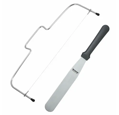 WESTMARK Tortenbodenteiler Backset 2tlg., Tortenbodenteiler + Streichpalette
