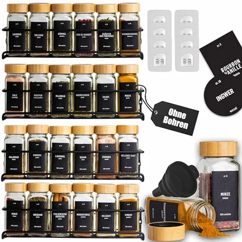 Deco haus® Gewürzregal Wand ohne Bohren von Deco haus