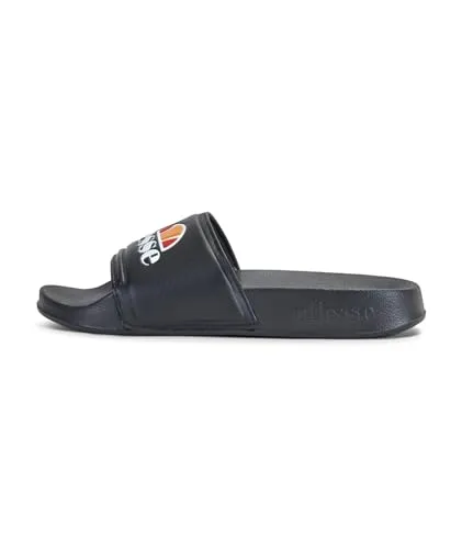 Ellesse Filippo Slide Badesandale schwarz 45 EU - Herren-Zehentrenner in Größe 45, sportlich und bequem, aus leichtem Synthetikmaterial mit offenem Schuhdesign für maximalen Tragekomfort am Strand oder Pool.
