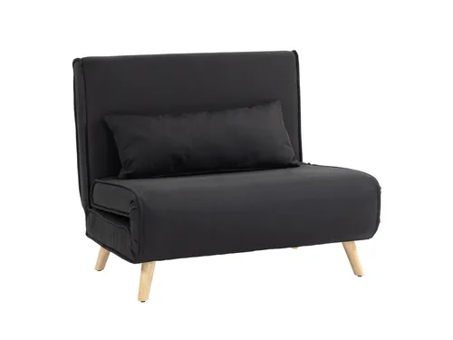 HOMCOM Einzelsofa Schlafsofa Klappsofa mit verstellbarer Rückenlehne - Vielseitiges 2-in-1 Schlafsofa im skandinavischen Stil, verwandelt sich schnell in ein Bett. Mit verstellbarer Rückenlehne und extra breitem Sitz für höchsten Komfort.
