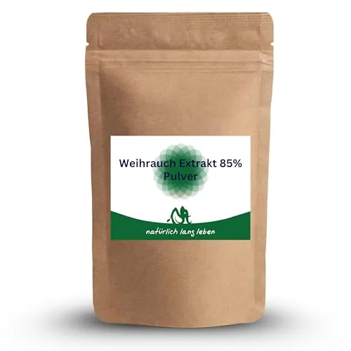 Weihrauch Extrakt Pulver 100g (Indischer Boswellia serrata) - 85% Boswelliasäure - optimal dosiert, vegan, schonend gewonnen & ohne Zusätze - natürlich lang leben®