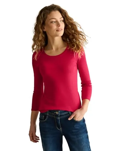 Damen Basic Shirt mit Rundhals
