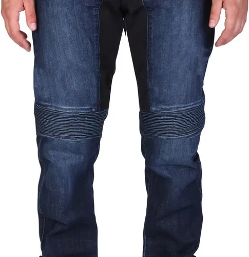 Modeka Callan Motorradjeans, blau, Größe 30 für Männer - Motorradhosen mit AirVent Belüftungsreißverschlüssen und klassischem 5-Pocket-Design für optimalen Komfort und Bewegungsfreiheit.