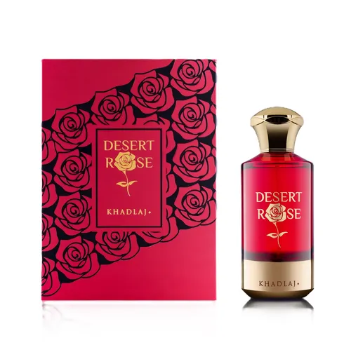 Khadlaj Desert Rose Extrait de Parfum 100 ml - Herrendüfte mit intensiven, orientalischen Noten und langanhaltendem Duft für einen unvergesslichen Eindruck.