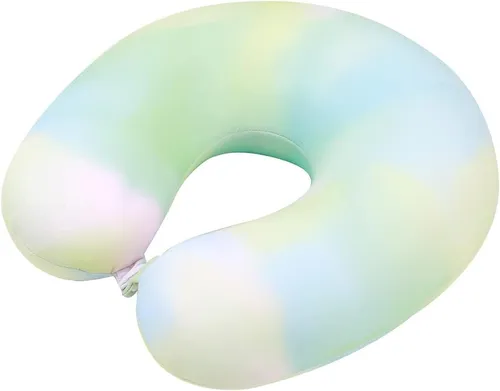 I-TOTAL® Reisekissen Nackenkissen Rainbow Dream - Kissen mit ergonomischem Design für optimalen Nackensupport, ideal für Reisen oder entspannte Nickerchen, leicht zu reinigen und in modischem Rainbow Dream Motiv.