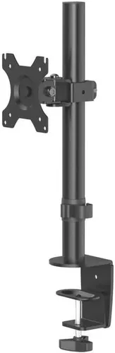 Hama PC-Monitorhalterung 00118489 - Höhenverstellbare, drehbare und neigbare Halterung für 33-81 cm Monitore, ideal für ergonomisches Arbeiten und Gaming mit Kabelmanagement