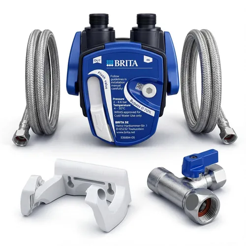 BRITA Wasserfilter Untertisch Anschluss-Set – Komplettset für P1000, P3000, C300 & C500