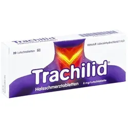 Trachilid Halsschmerztabletten - Praktische Halsschmerztabletten mit frischem Zitronenaroma für die schnelle Linderung von Halsschmerzen. Ideal für den kurzfristigen Einsatz.