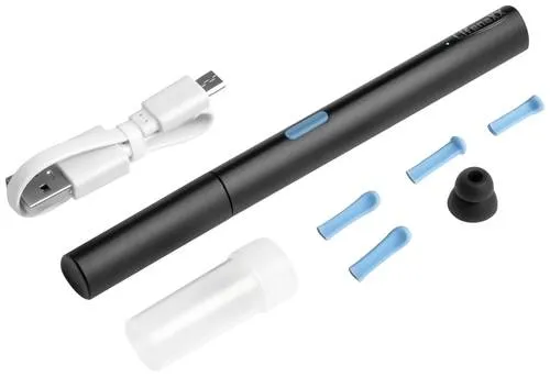 TECHNAXX 4945 - Digital Otoskop mit WLAN - Endoskop zur Kontrolle des Gehörgangs, ideal für Menschen und Haustiere. Ultradünnes Design mit 5 wiederverwendbaren Ohrlöffeln und iTiMo APP für Video- und Bildaufnahme.