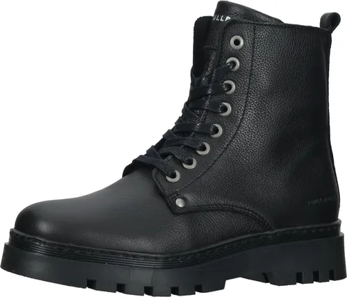 Bullboxer Stiefelette aus Leder - Schwarz - 32 - Vielseitige und bequeme Schnürstiefelette von Bullboxer mit herausnehmbarer Decksohle und praktischem Reißverschluss. Ideal für den Alltag und kombiniert mit hochwertigem Leder für einen eleganten Look.