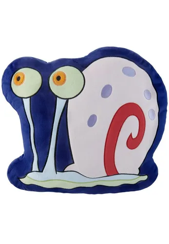 United Labels® Dekokissen Spongebob Schwammkopf Gary Plüsch Dekokissen Zierkissen 43 x 25 cm