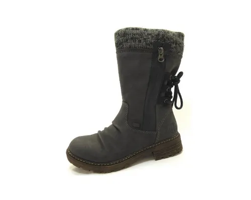 Rieker Damen Winterstiefel Z4756 - Wanderschuhe für Damen, warm gefüttert und wasserdicht, ideal für kalte Tage und Übergangszeiten.