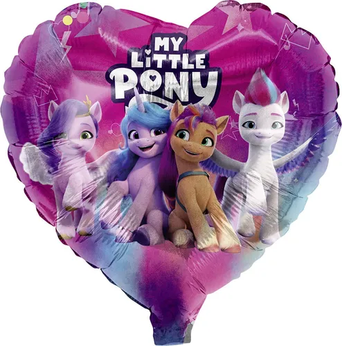 Folienballon My little Pony Herz 45 cm in pink von Weitere