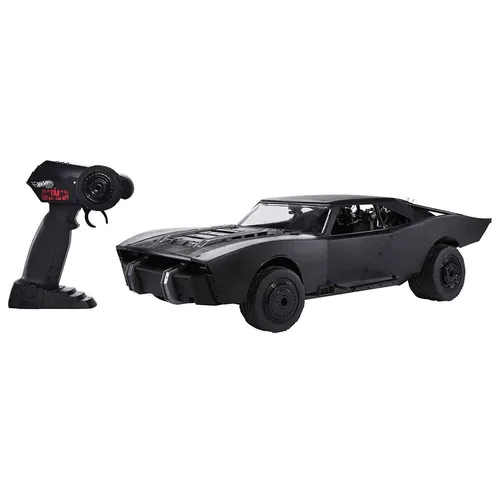 Hot Wheels HCD19 - The Batman Batmobil, ferngesteuertes 1:10 Auto mit USB-Aufladung, 20 Minuten Spielspaß für Kinder ab 5 Jahren