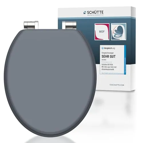 SCHÜTTE WC-Sitz mit Absenkautomatik aus Holz