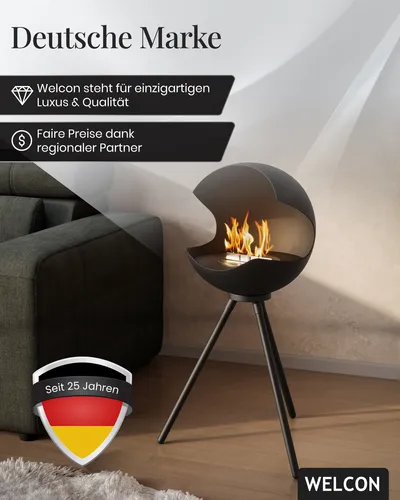 WELCON Bioethanol Kamin Esbjerg – Eleganter Standkamin