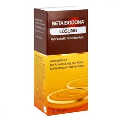 Betaisodona Lösung 100 ML - Antiseptikum zur Desinfektion von Haut und Wunden, ideal vor medizinischen Eingriffen und zur Wundbehandlung. Schützt effektiv vor Infektionen.