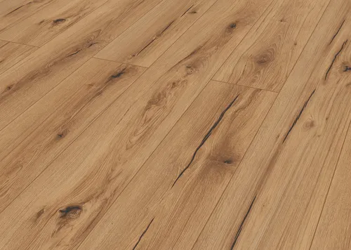 Classen Designboden HydroClick 128,5 x 19,2 cm Burgeiche - Klickvinyl mit einfacher Verlegung dank HydroClick-System, wasserfest und ideal für jeden Raum