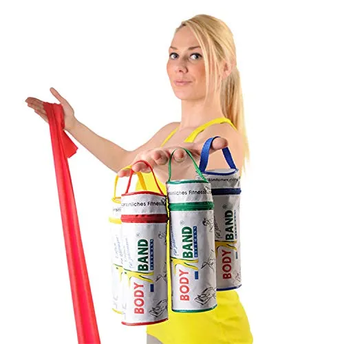 Dittmann Body Band 2,5 m Komplett Set 4 Stärken Widerstand Training Functional
