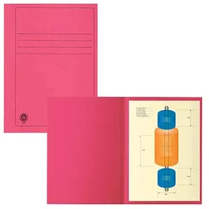 Aktendeckel DIN A4 rot, 20 St.