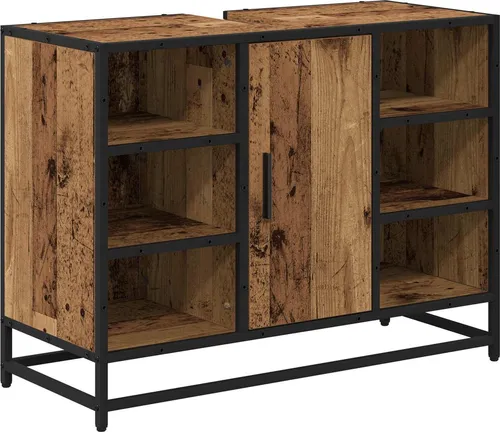 vidaXL Badezimmerschrank mit Waschbecken