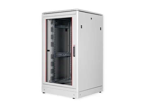 Roline Pro Netzwerkschrank 26U - Hellgrau - Zubehör, Serverschrank - Robuster 26U Netzwerkschrank in RAL 7035, ideal für optimale Kabelorganisation und effiziente Raumnutzung.
